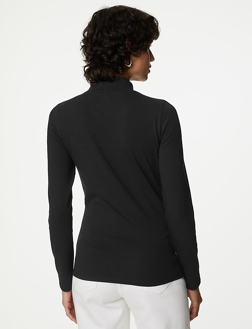 Cotton Rich Slim Fit Top