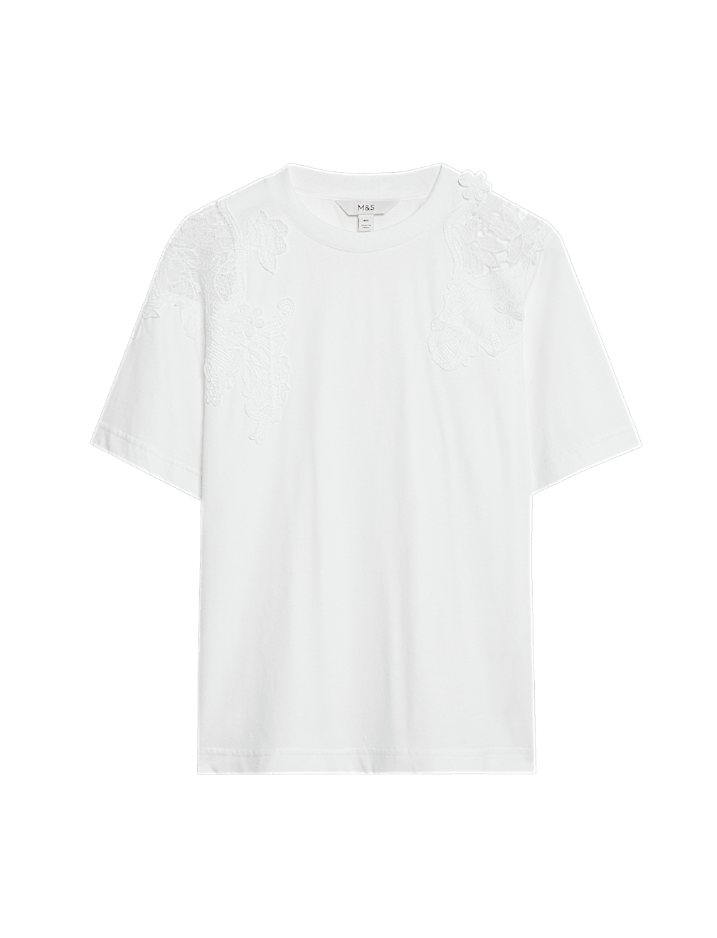 Pure Cotton Embroidered T-Shirt