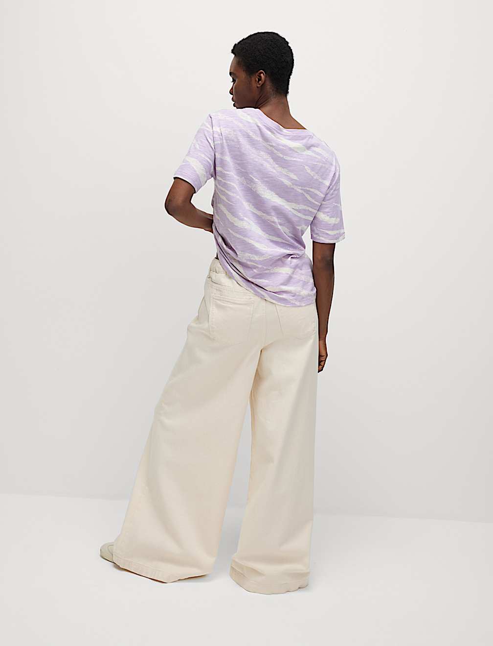 Cotton Modal Blend Printed T-Shirt