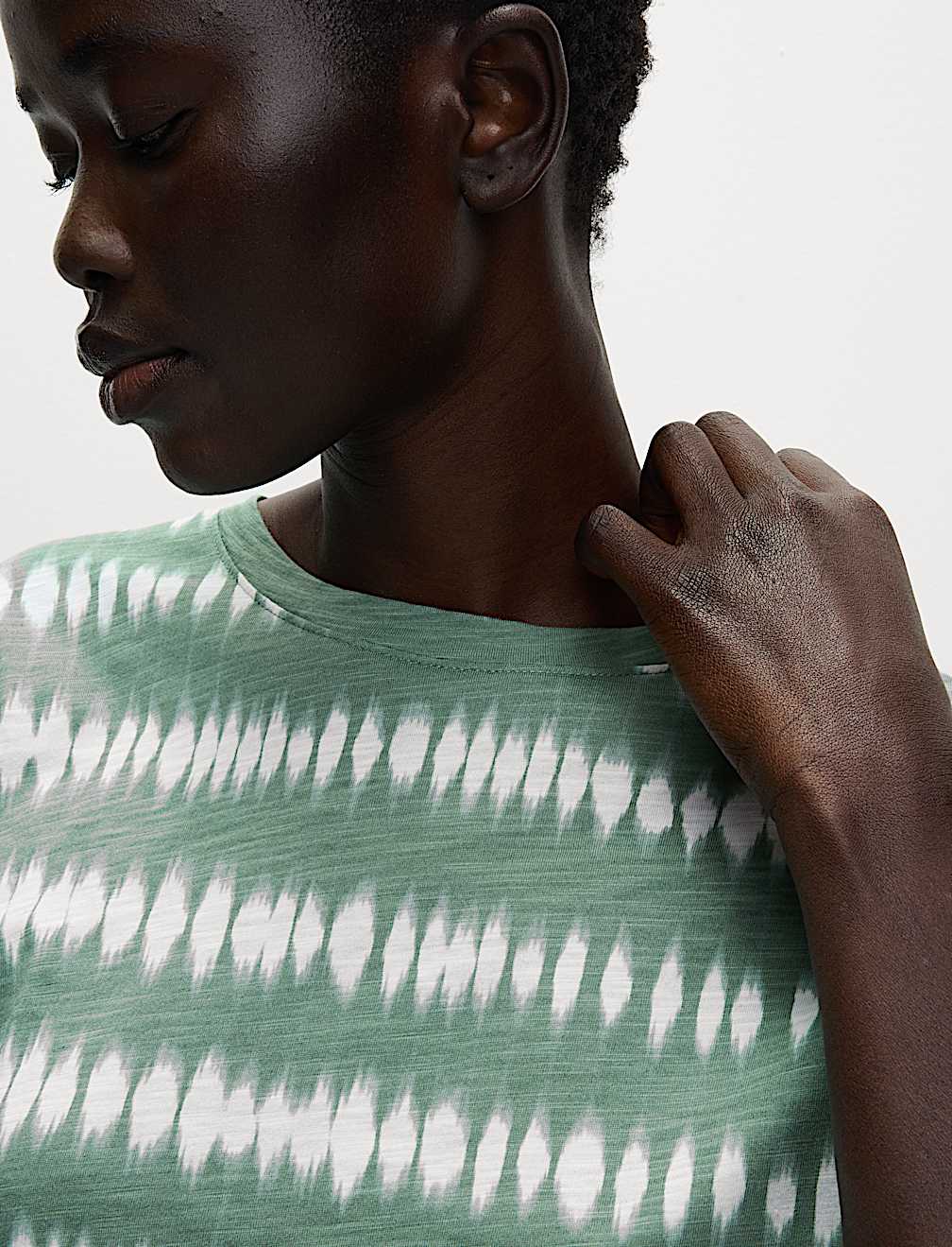 Cotton Modal Blend Printed T-Shirt