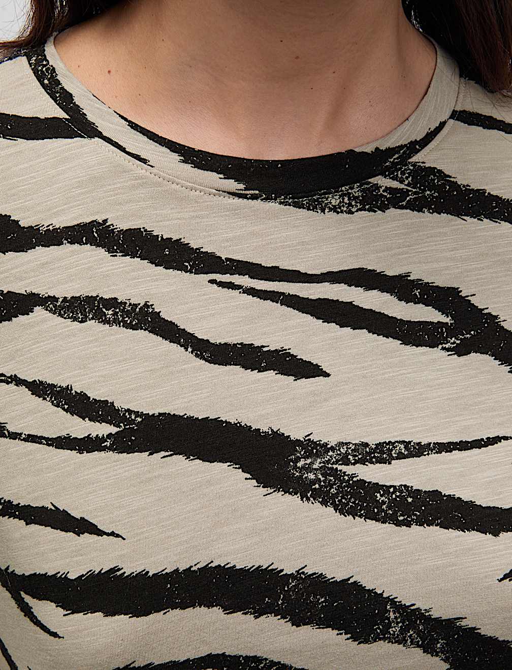 Cotton Modal Blend Printed T-Shirt