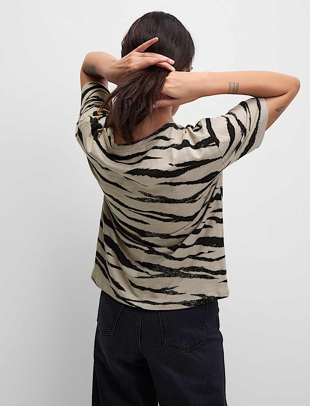 Cotton Modal Blend Printed T-Shirt