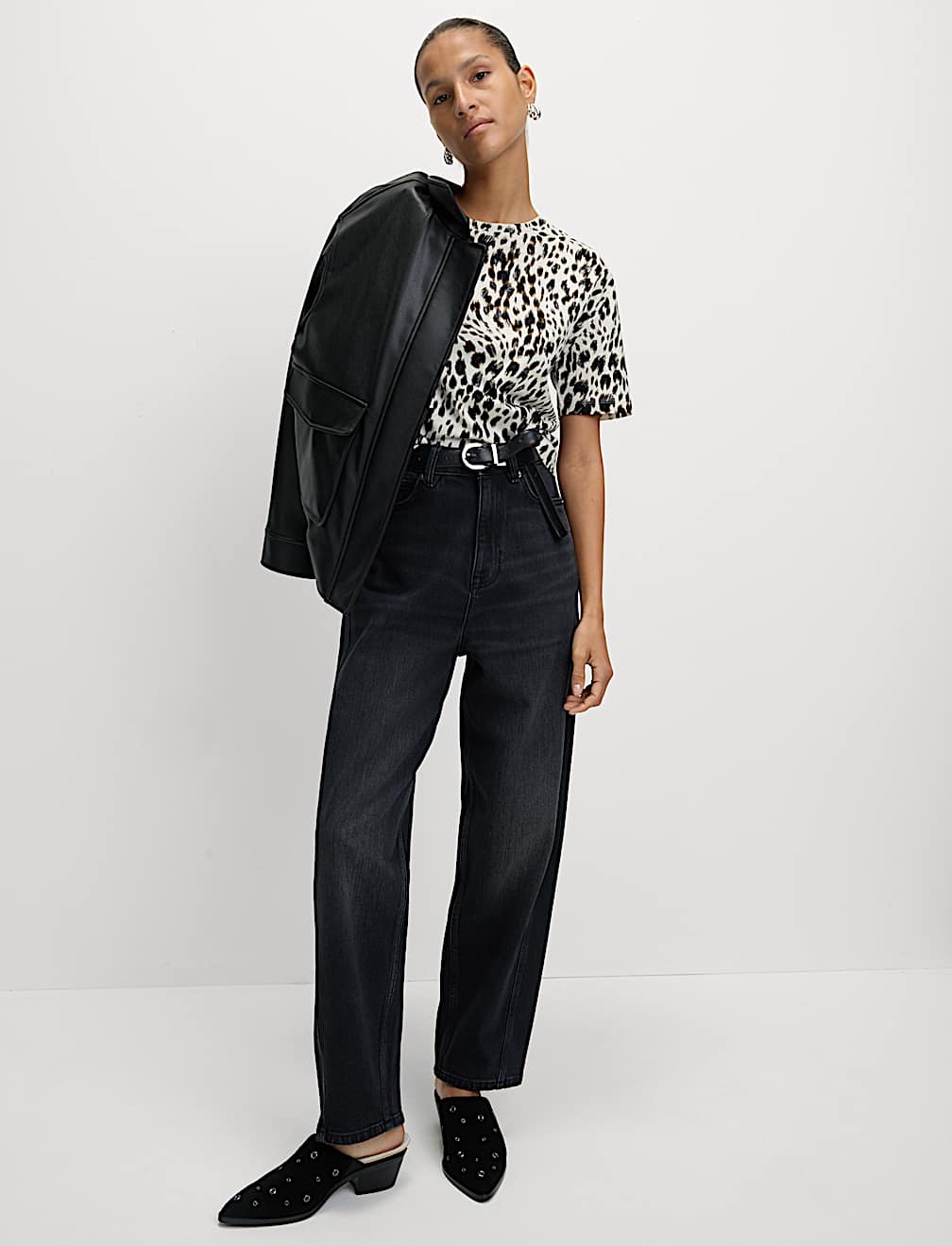 Cotton Modal Blend Printed T-Shirt