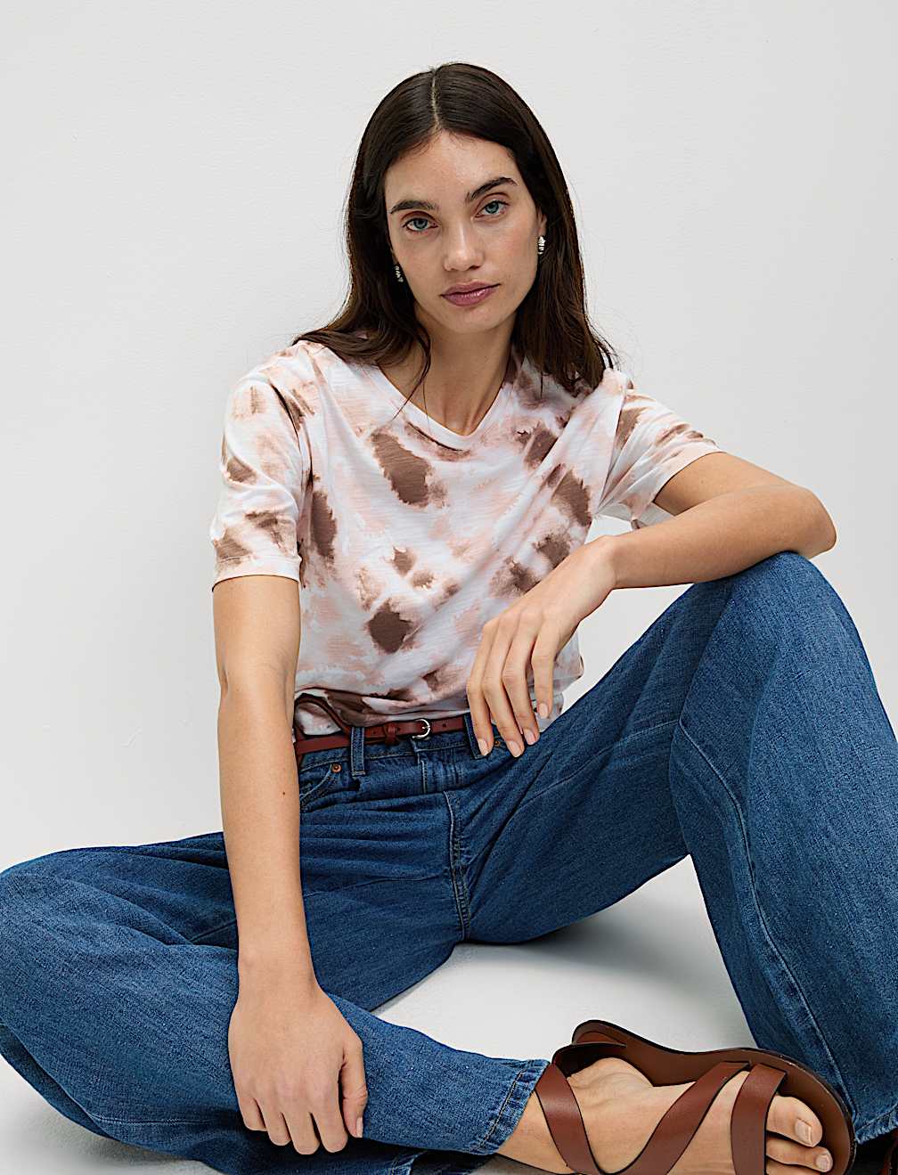 Cotton Modal Blend Printed T-Shirt