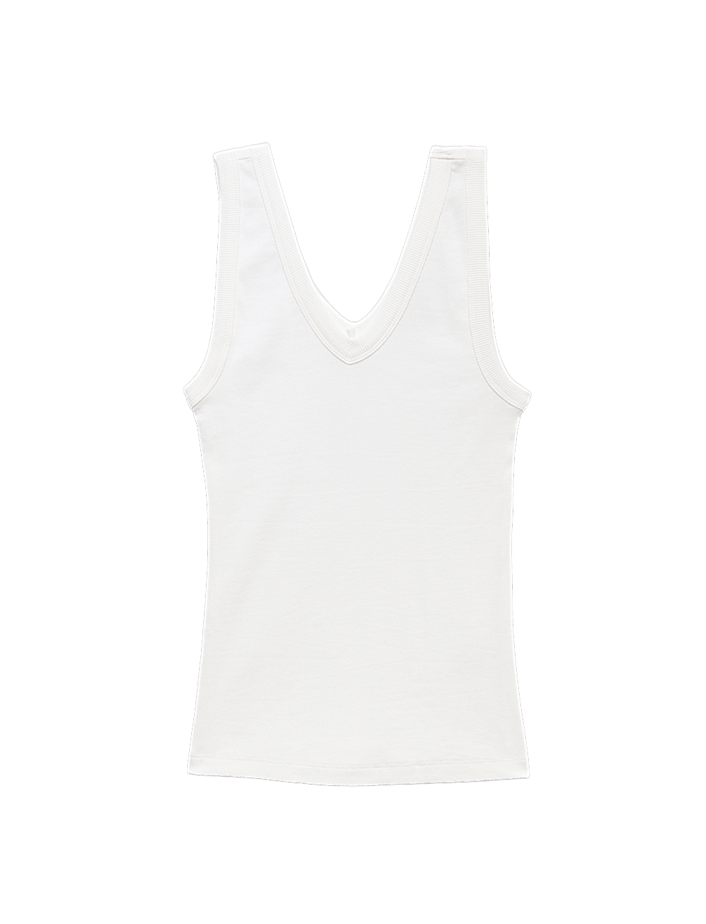 Cotton Rich Ribbed V-Neck Vest