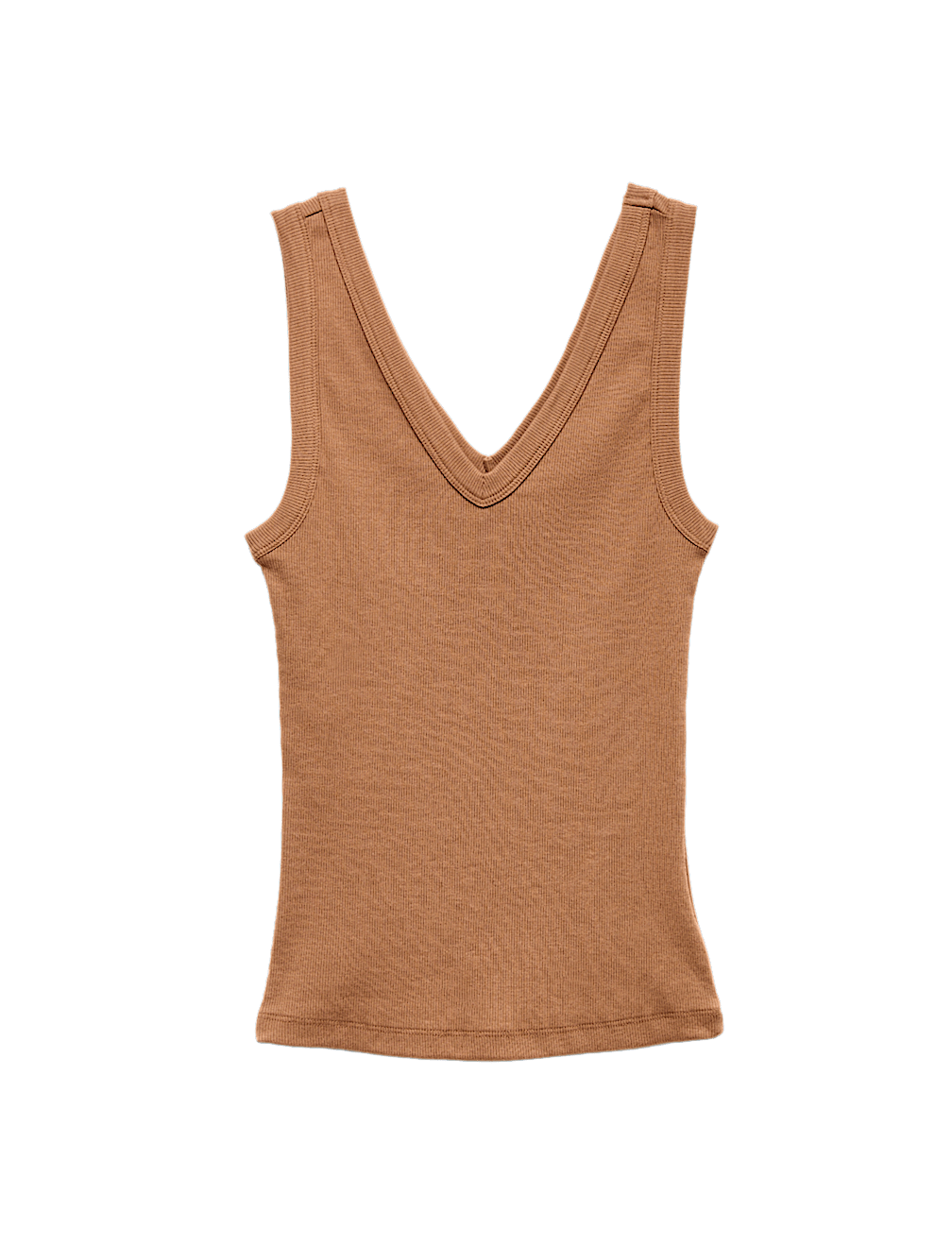 Cotton Rich Ribbed V-Neck Vest