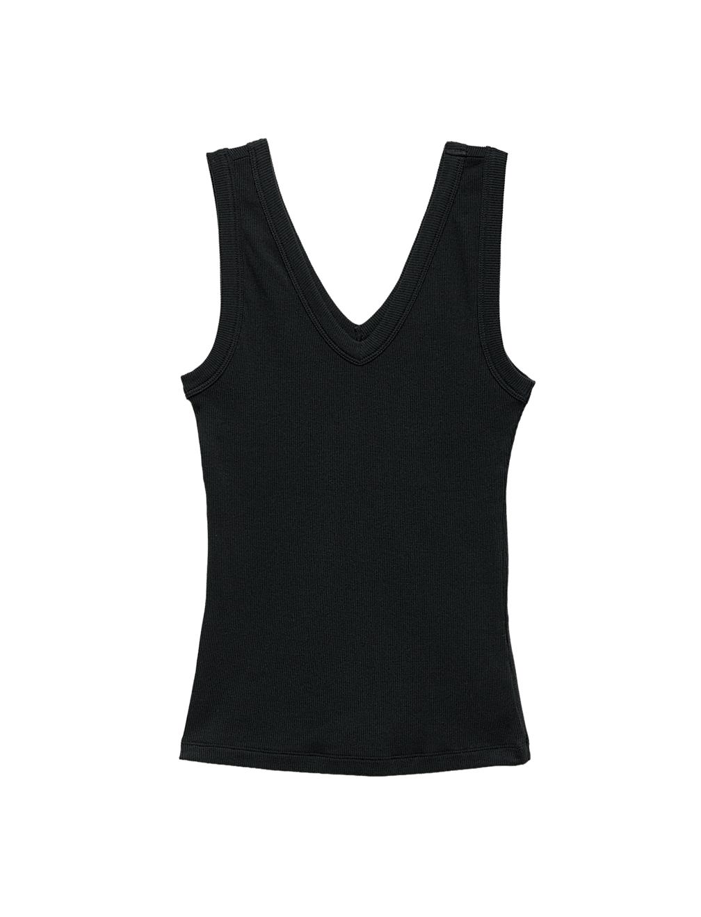 Cotton Rich Ribbed V-Neck Vest
