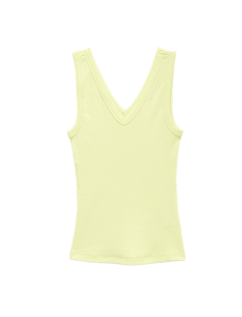Cotton Rich Ribbed V-Neck Vest