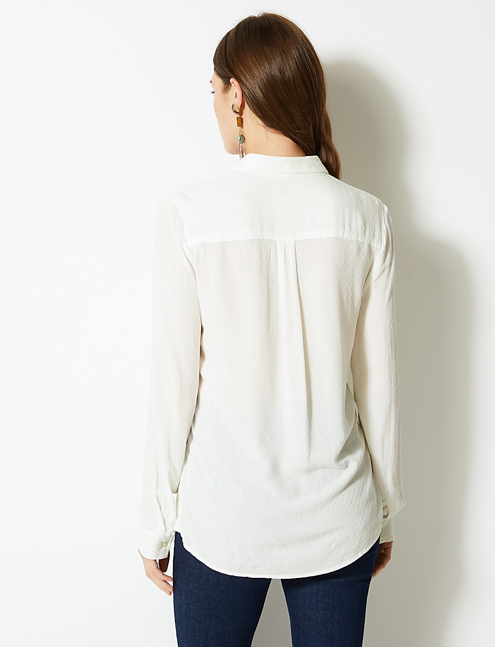 Textured Patch Pocket Shirt