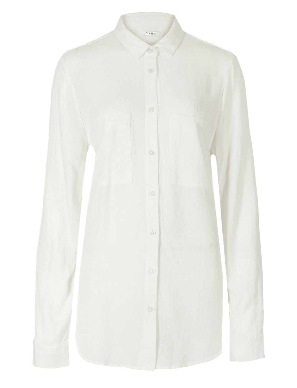 Textured Patch Pocket Shirt