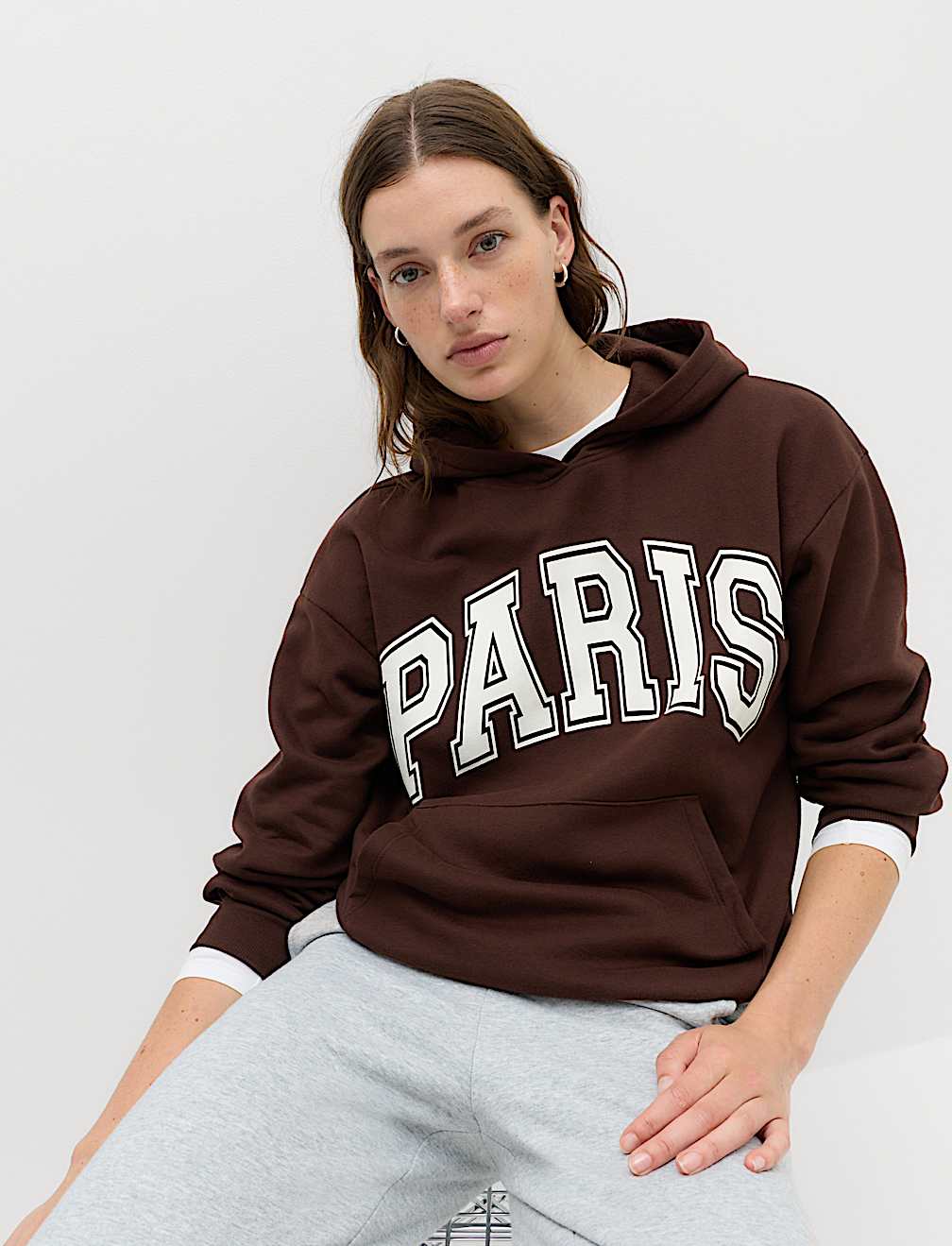 Cotton Rich Graphic Hoodie