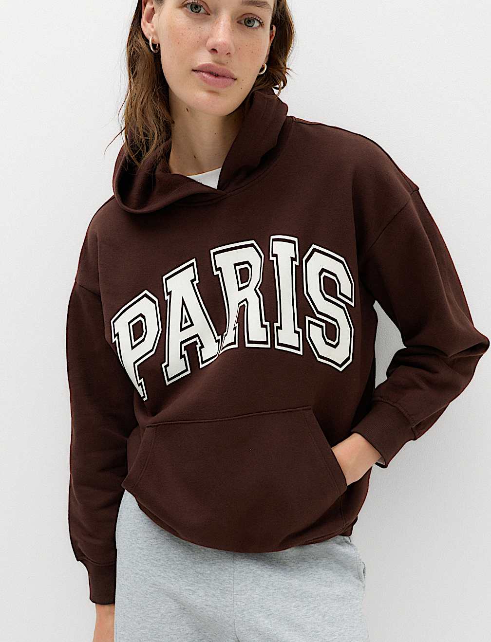 Cotton Rich Graphic Hoodie