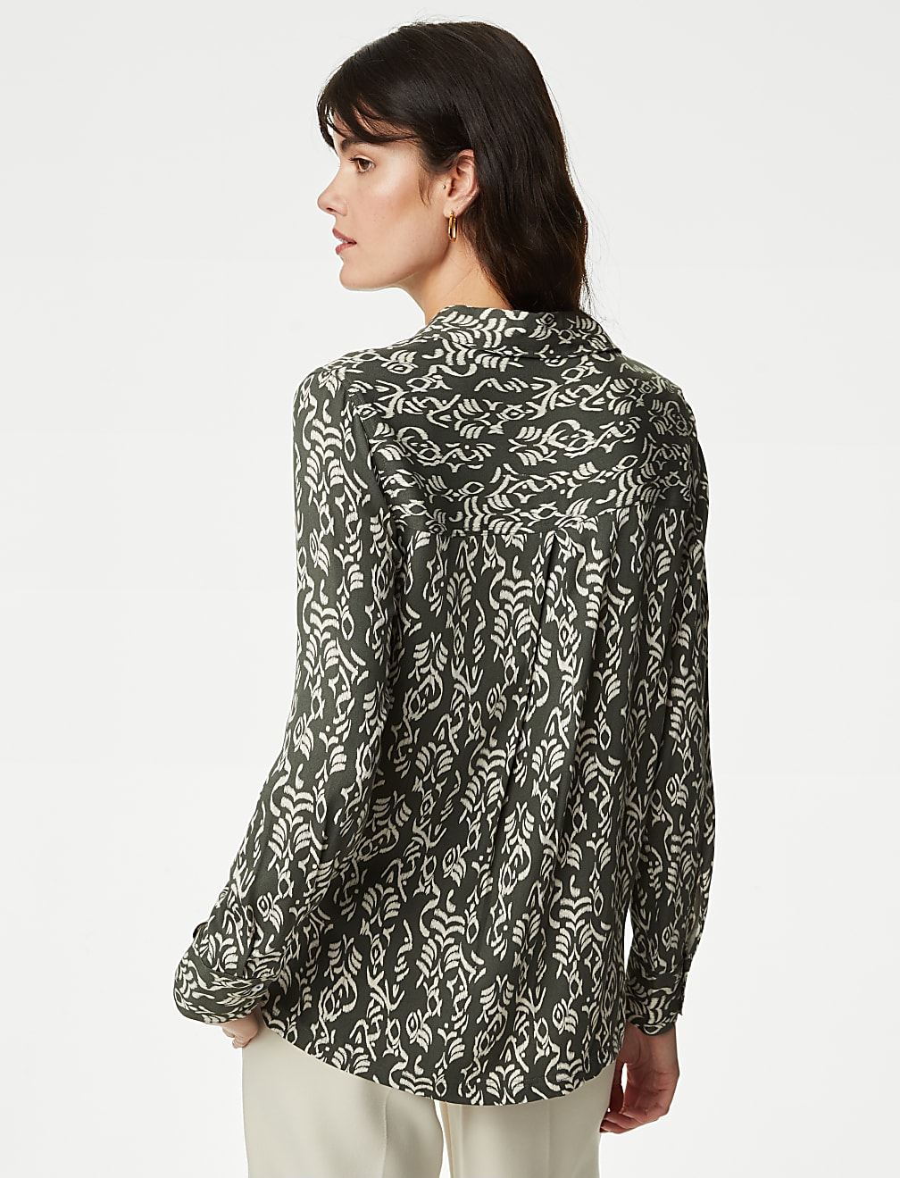 Printed Collared Shirt