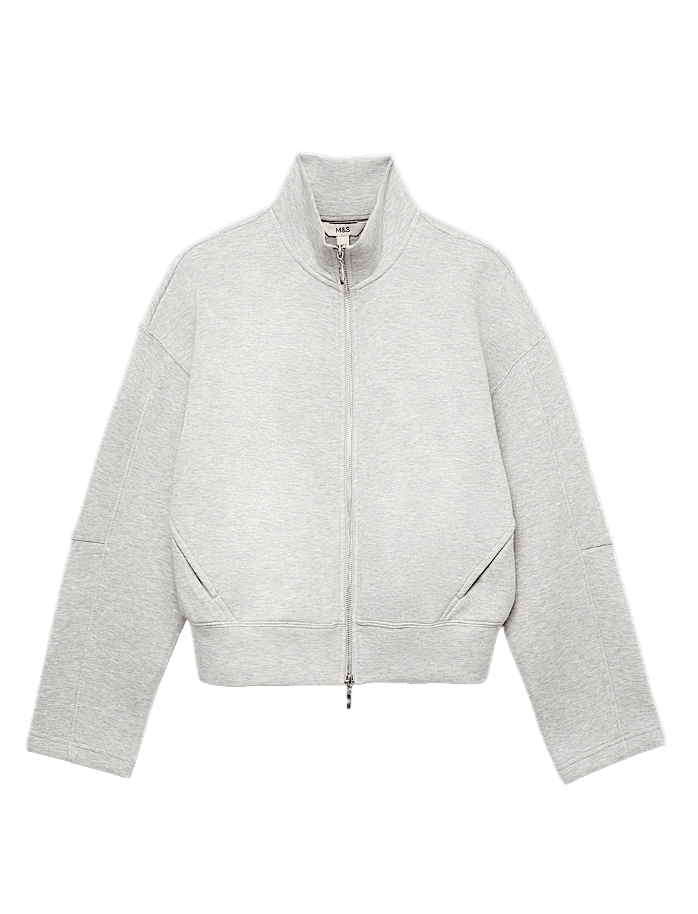 Cotton Rich Scuba Zip Up Sweatshirt