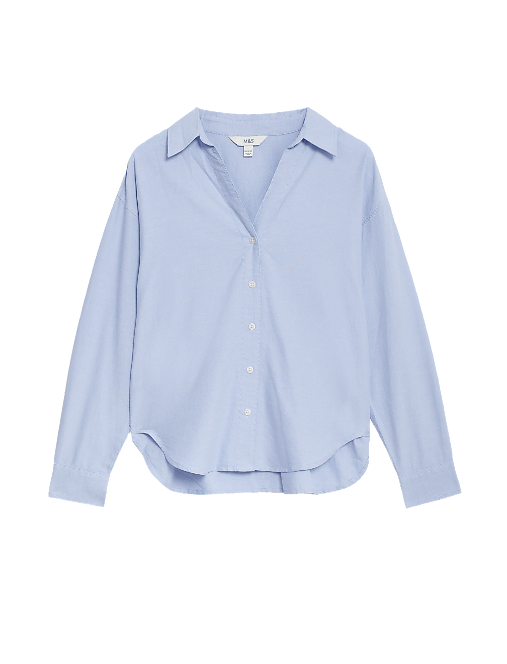 Pure Cotton Collared Shirt