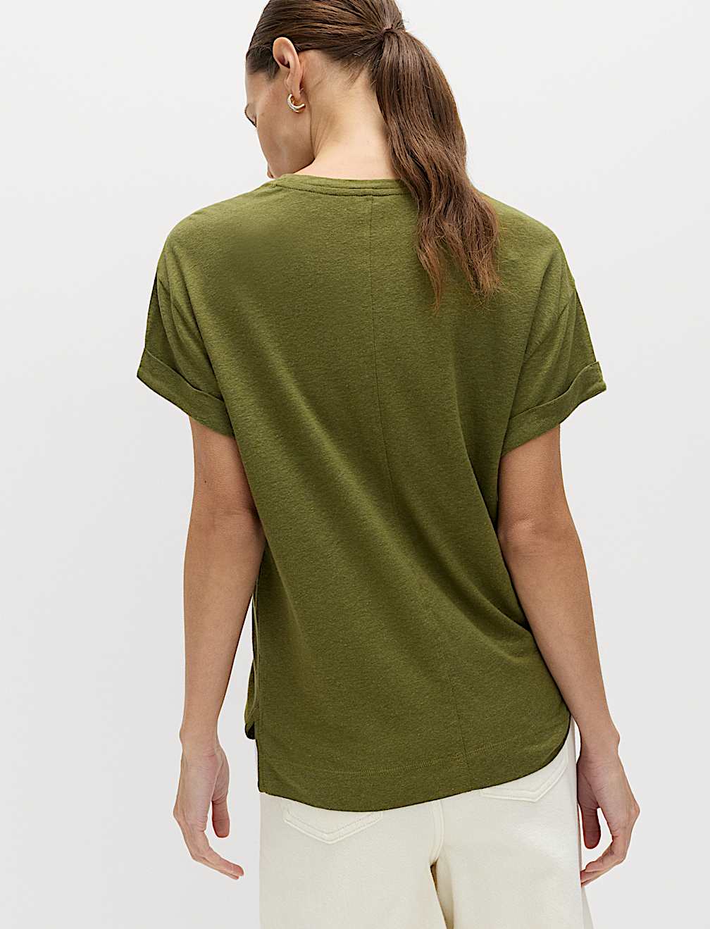 Linen Blend T-Shirt