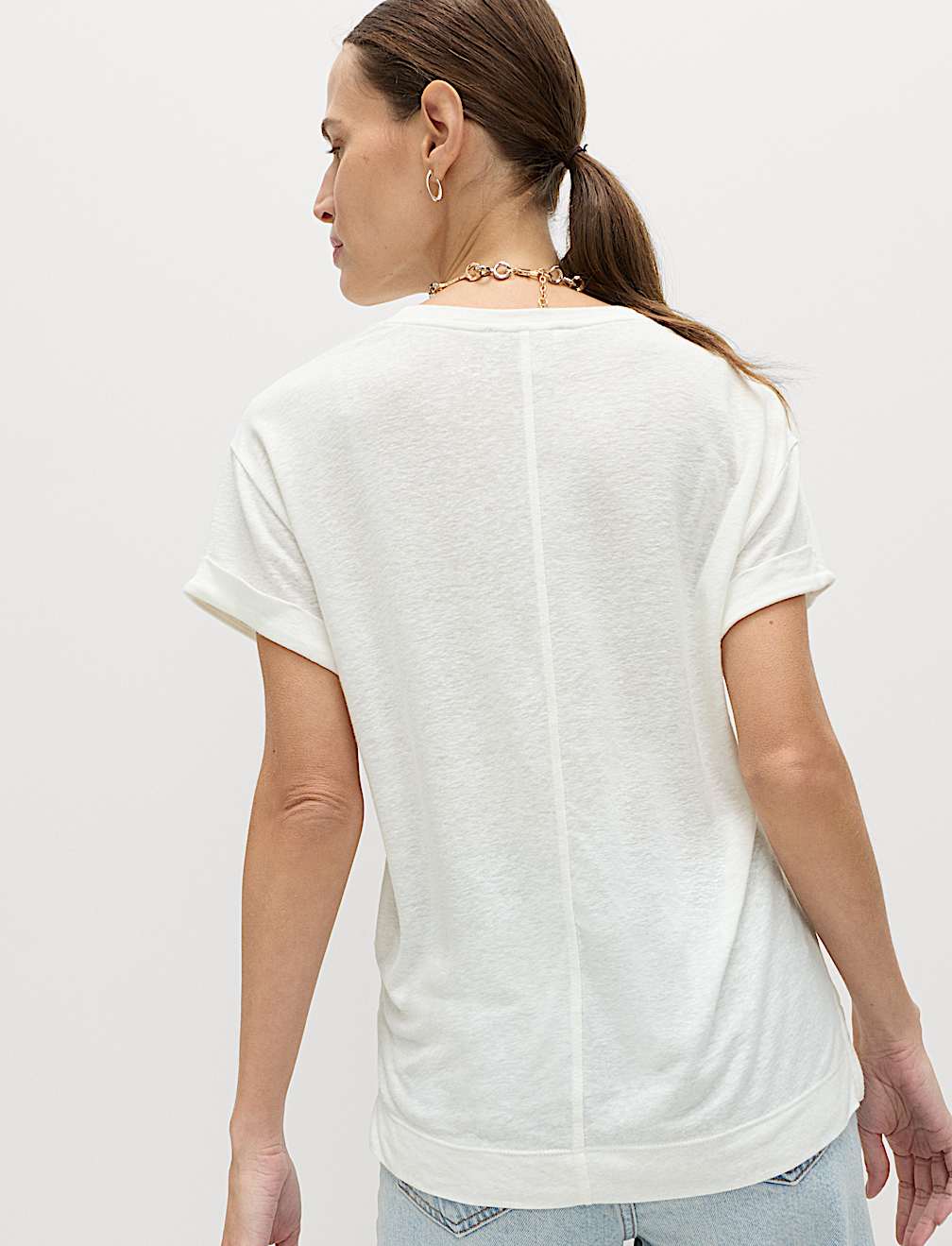 Linen Blend T-Shirt