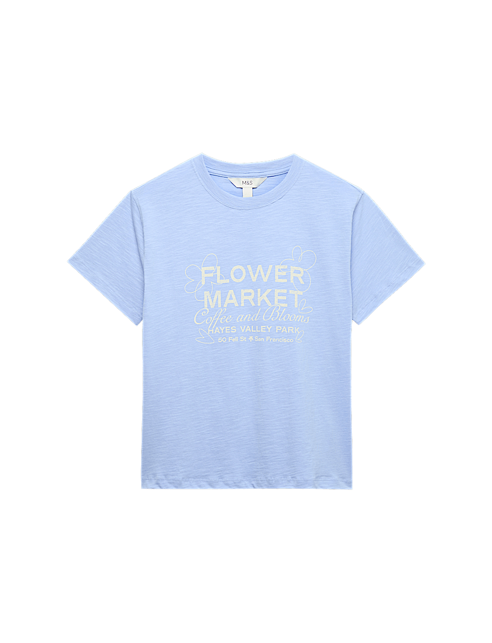 Pure Slub Cotton Checked T-Shirt