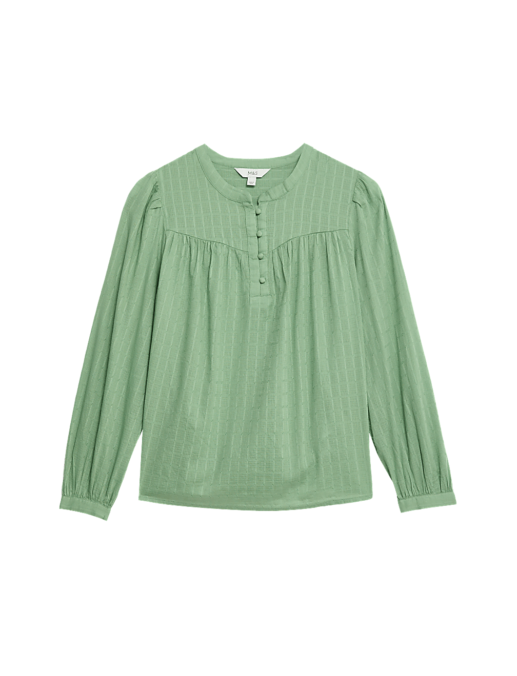 Pure Cotton Textured Blouse
