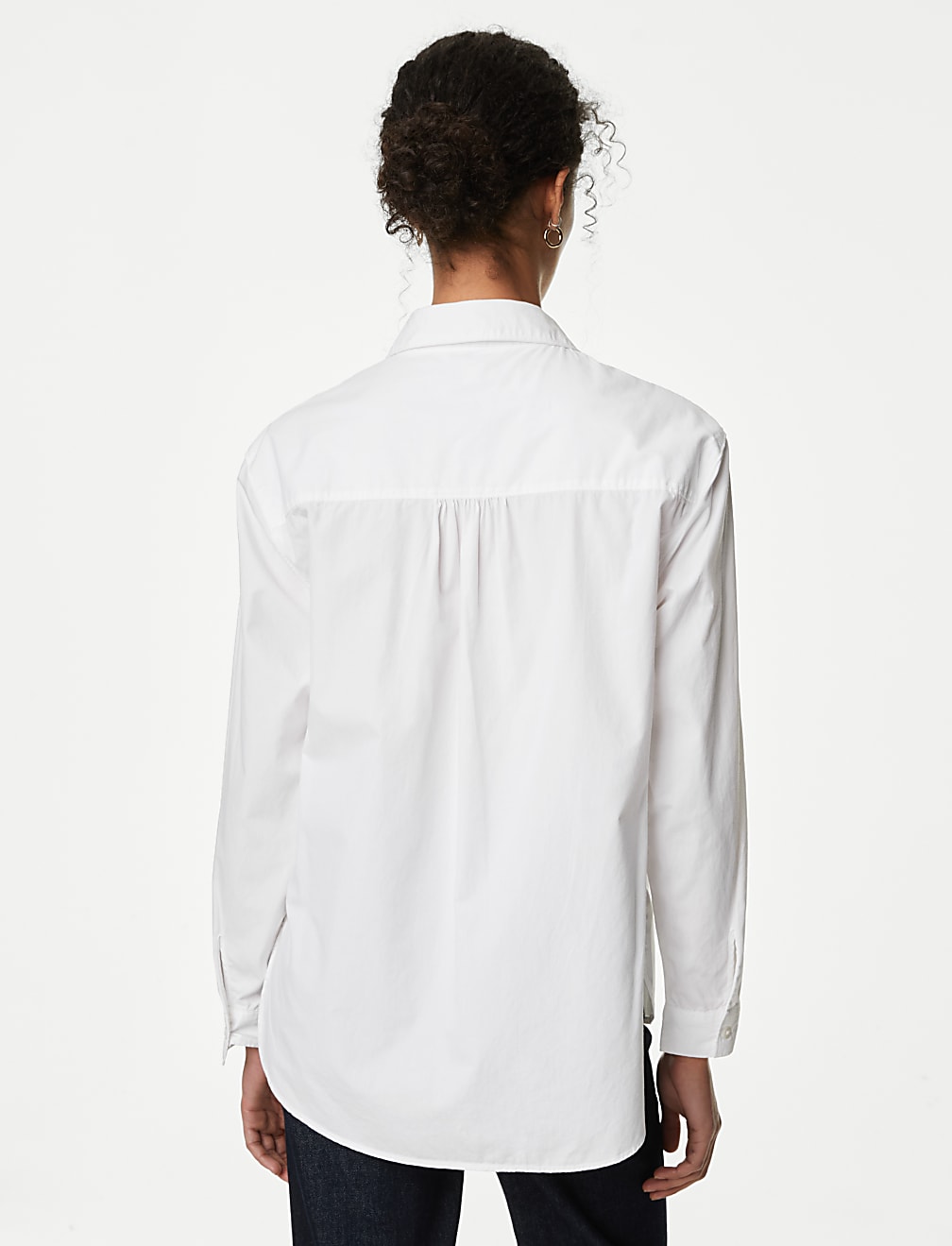 Pure Cotton Cutwork Detail Shirt
