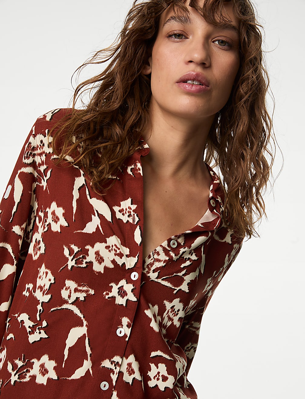 Printed Collared Shirt
