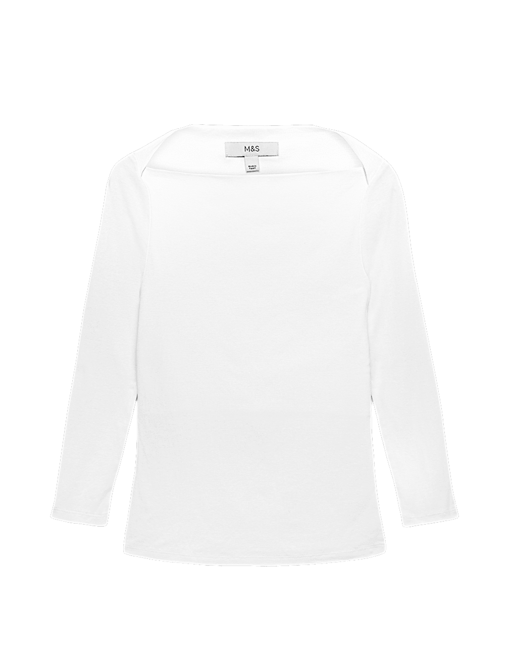 Pure Cotton Slash Neck Top