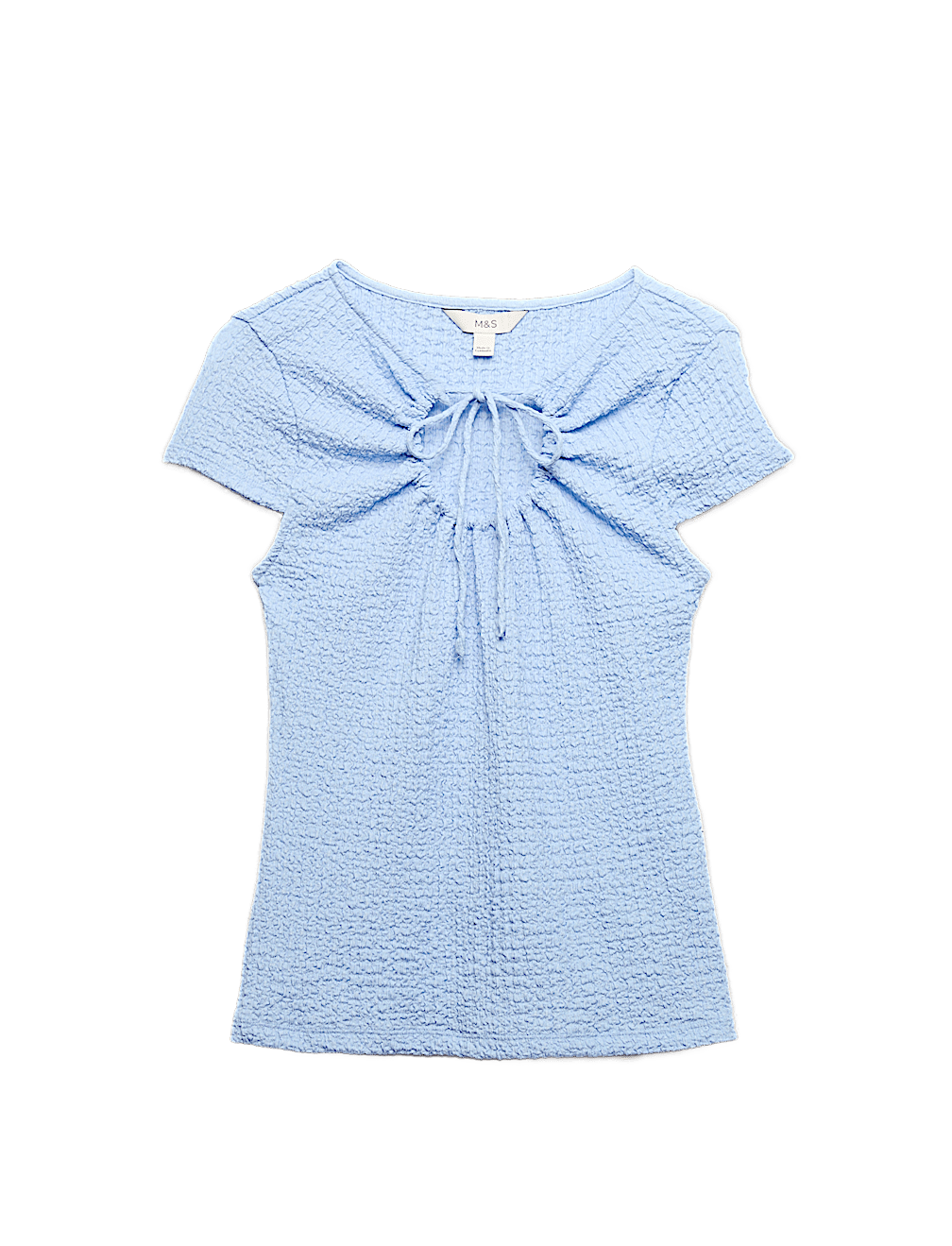 Textured Keyhole Top
