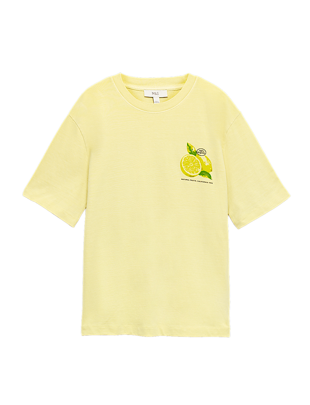 Pure Cotton Graphic Oversized T-Shirt