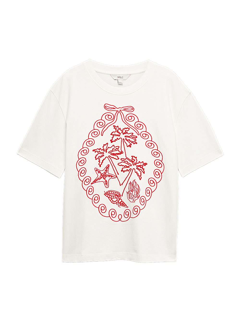 Pure Cotton Graphic Oversized T-Shirt