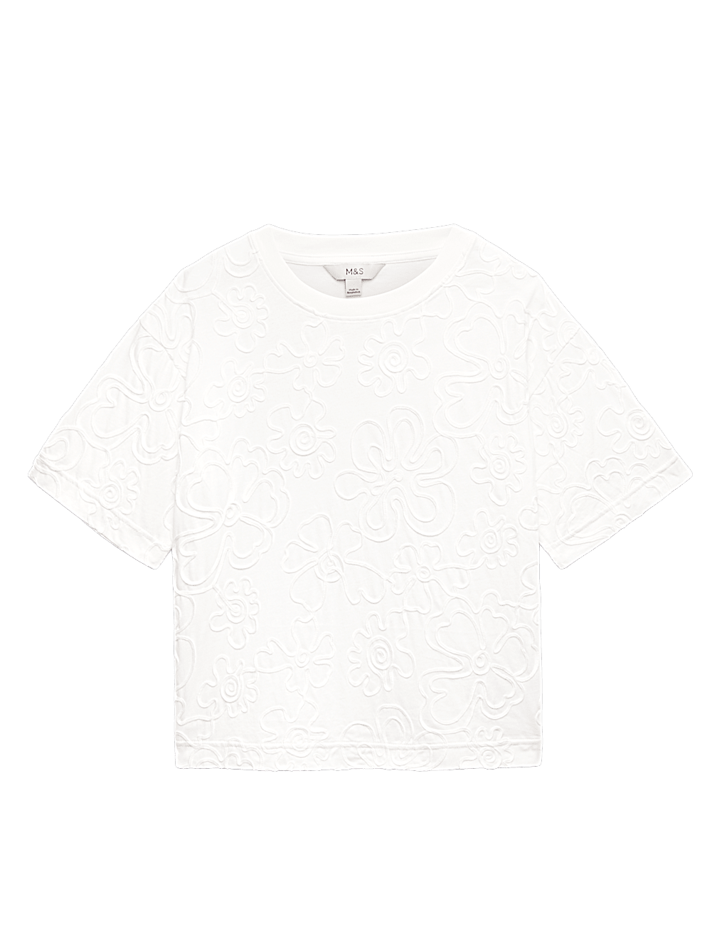 Pure Cotton Appliqu&eacute; T-Shirt