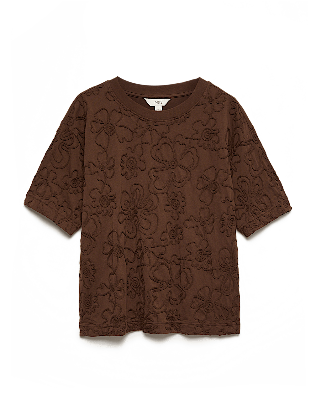 Pure Cotton Appliqu&eacute; T-Shirt