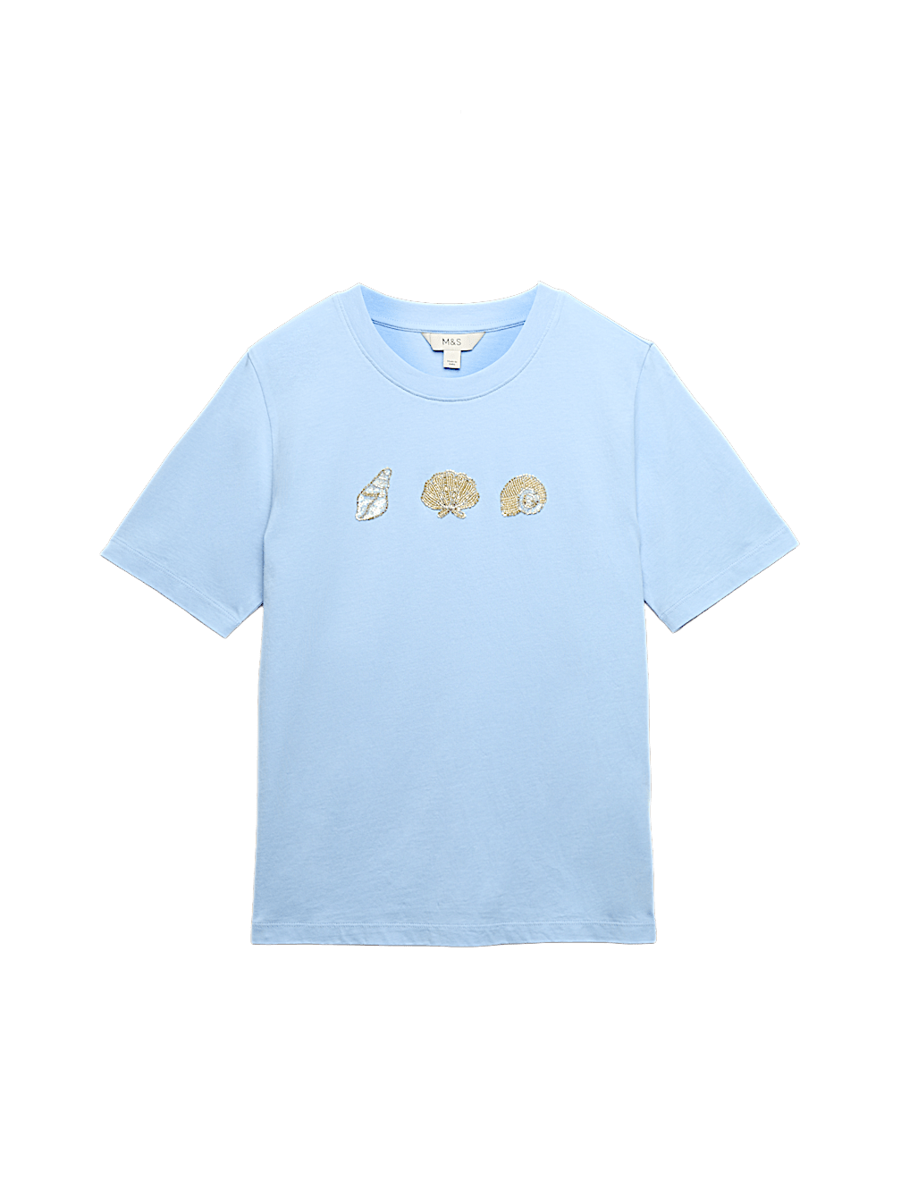 Pure Cotton Embellished T-Shirt