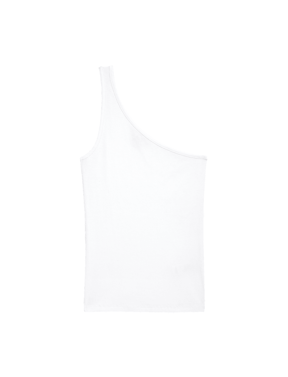 Cotton Rich One Shoulder Vest