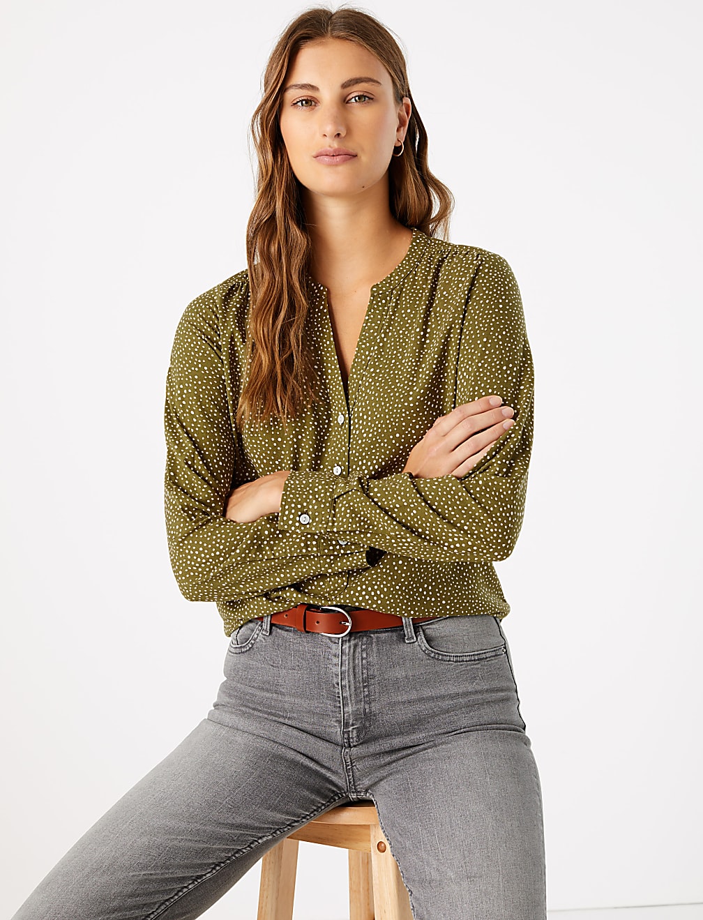 Polka Dot Blouse