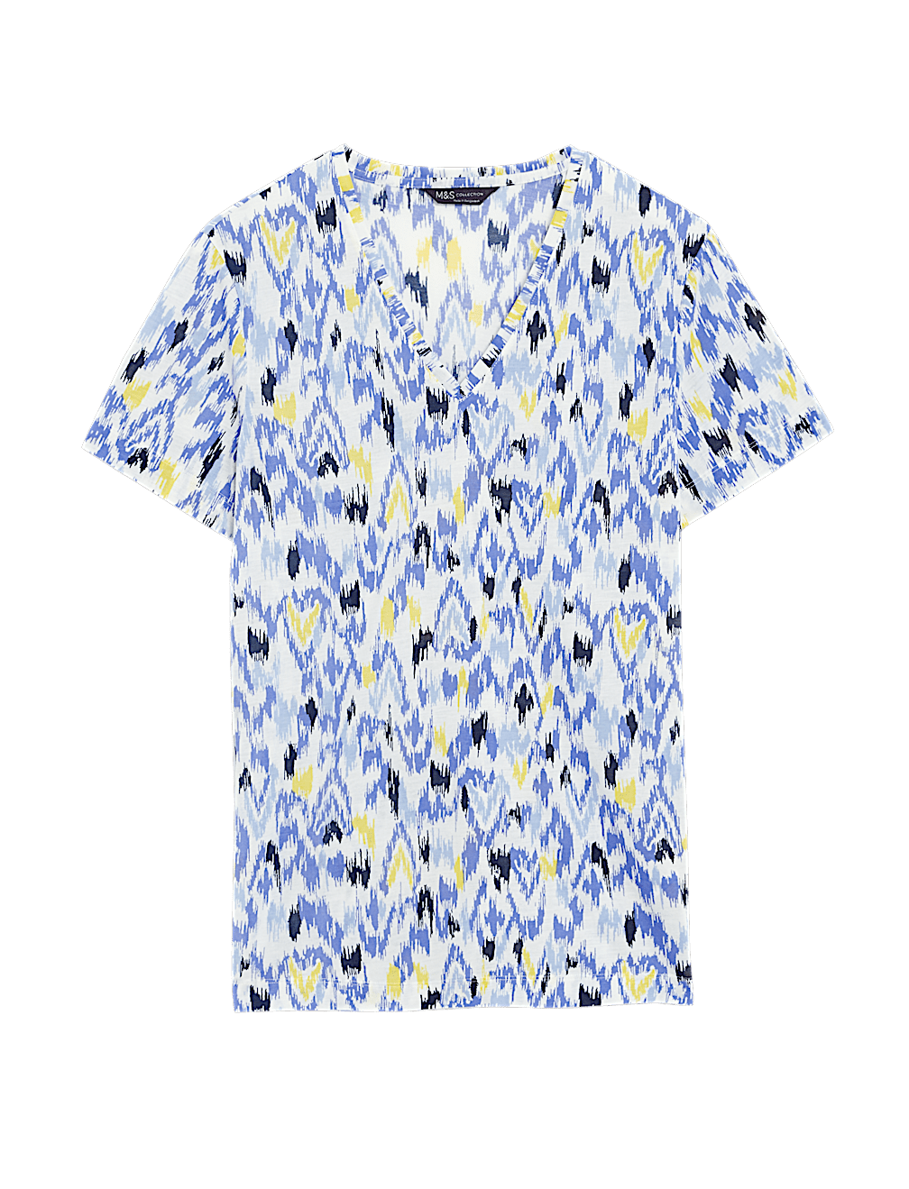 Printed Relaxed Longline T-Shirt
