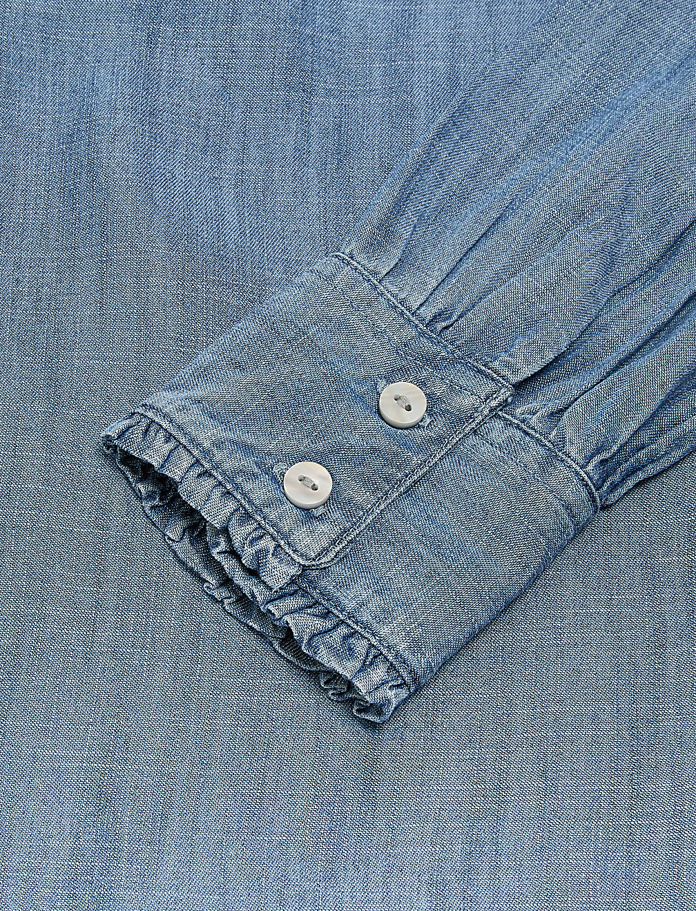 Pure Tencel™ Denim Peter Pan Collar Shirt