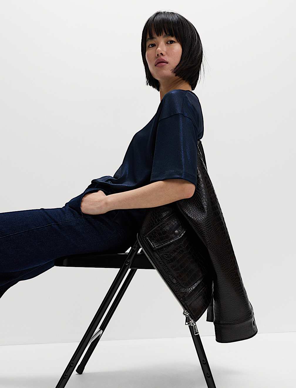 Metallic Shimmer T-Shirt