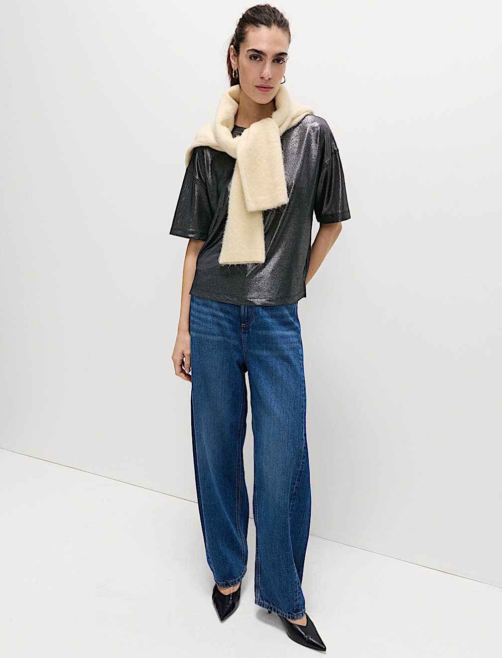 Metallic Shimmer T-Shirt