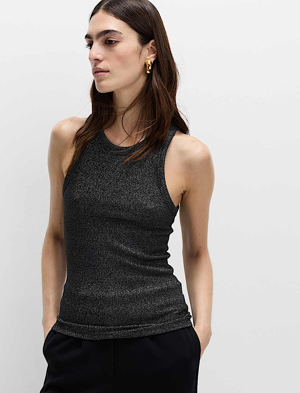 Cotton Rich Sparkly Vest