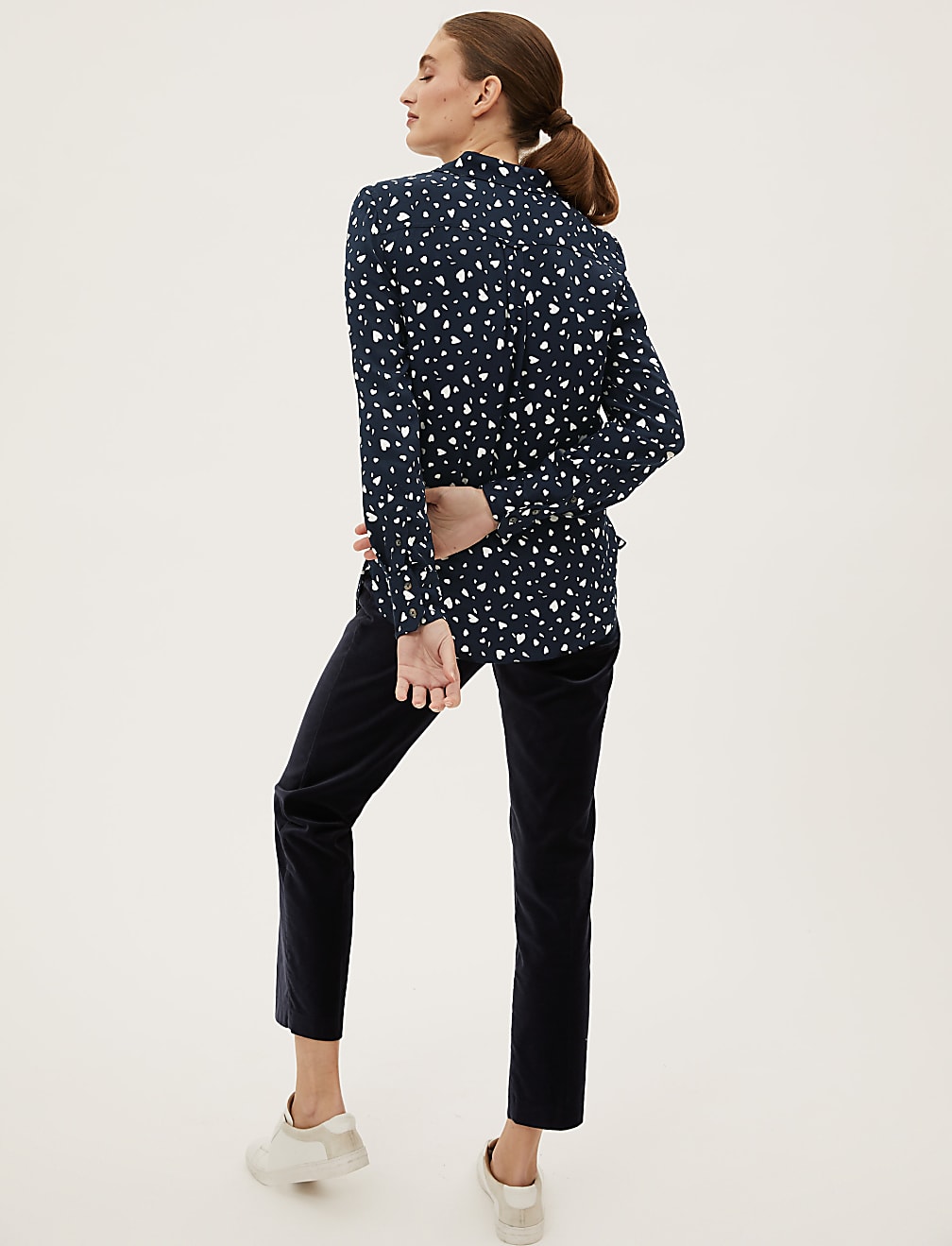 Printed Long Sleeve Shirt