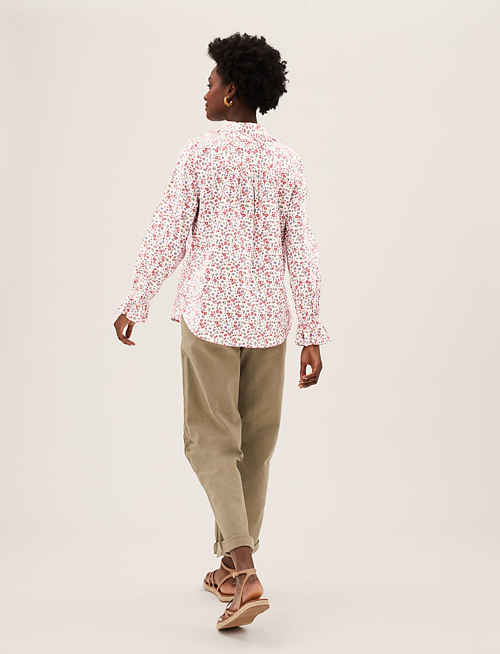 Pure Cotton Floral Regular Fit Shirt