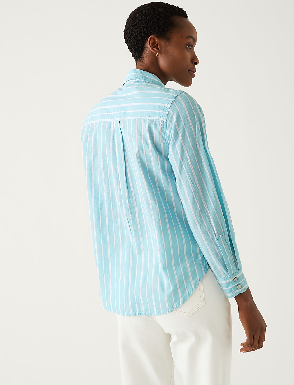 Pure Cotton Striped Regular Fit Shirt