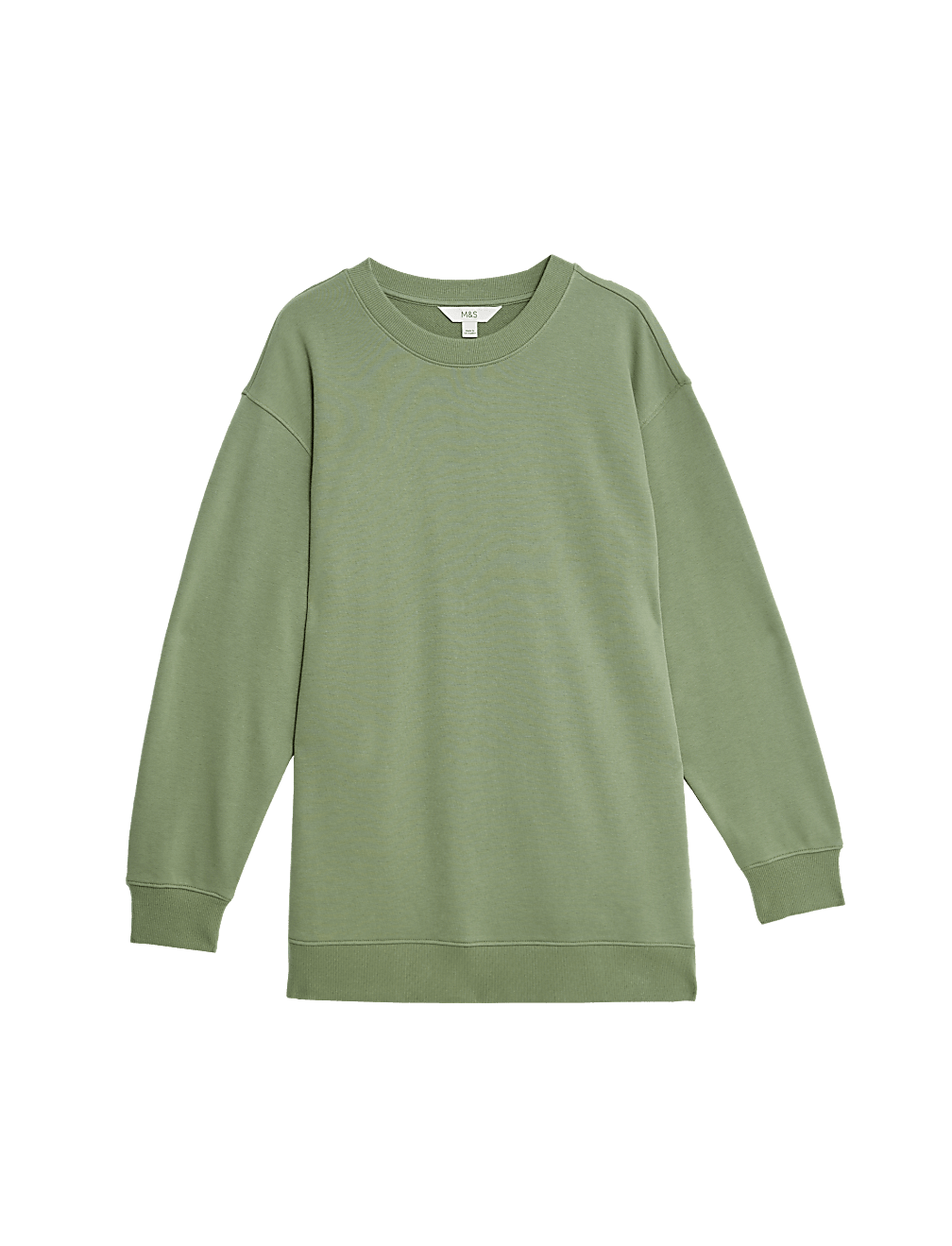Cotton Rich Oversized Longline Sweatshirt