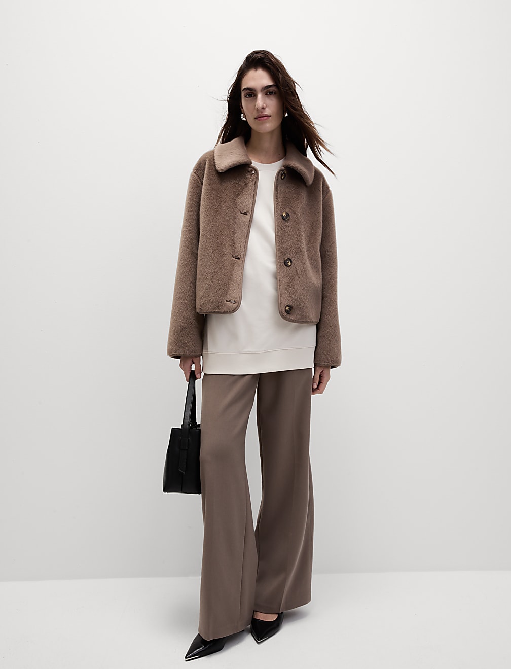 Cotton Rich Oversized Longline Sweatshirt