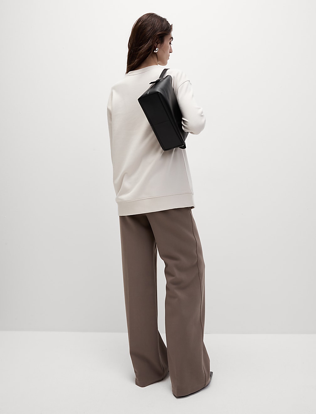 Cotton Rich Oversized Longline Sweatshirt
