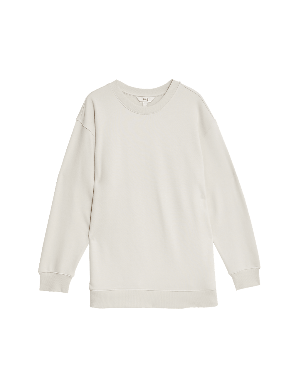 Cotton Rich Oversized Longline Sweatshirt