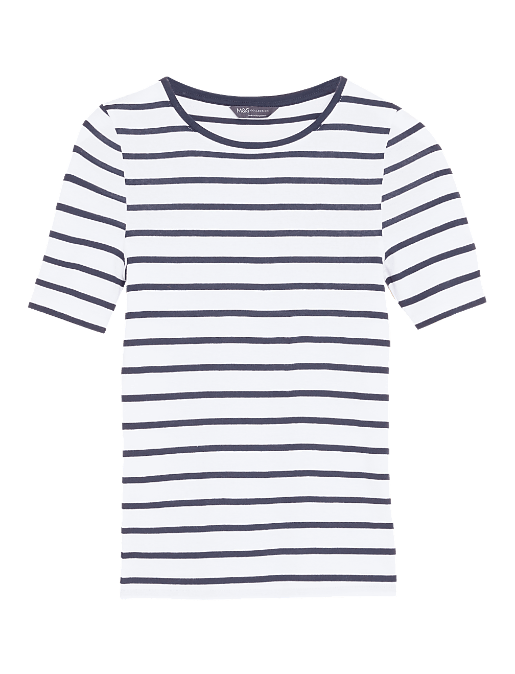 Pure Cotton Striped Regular Fit Top