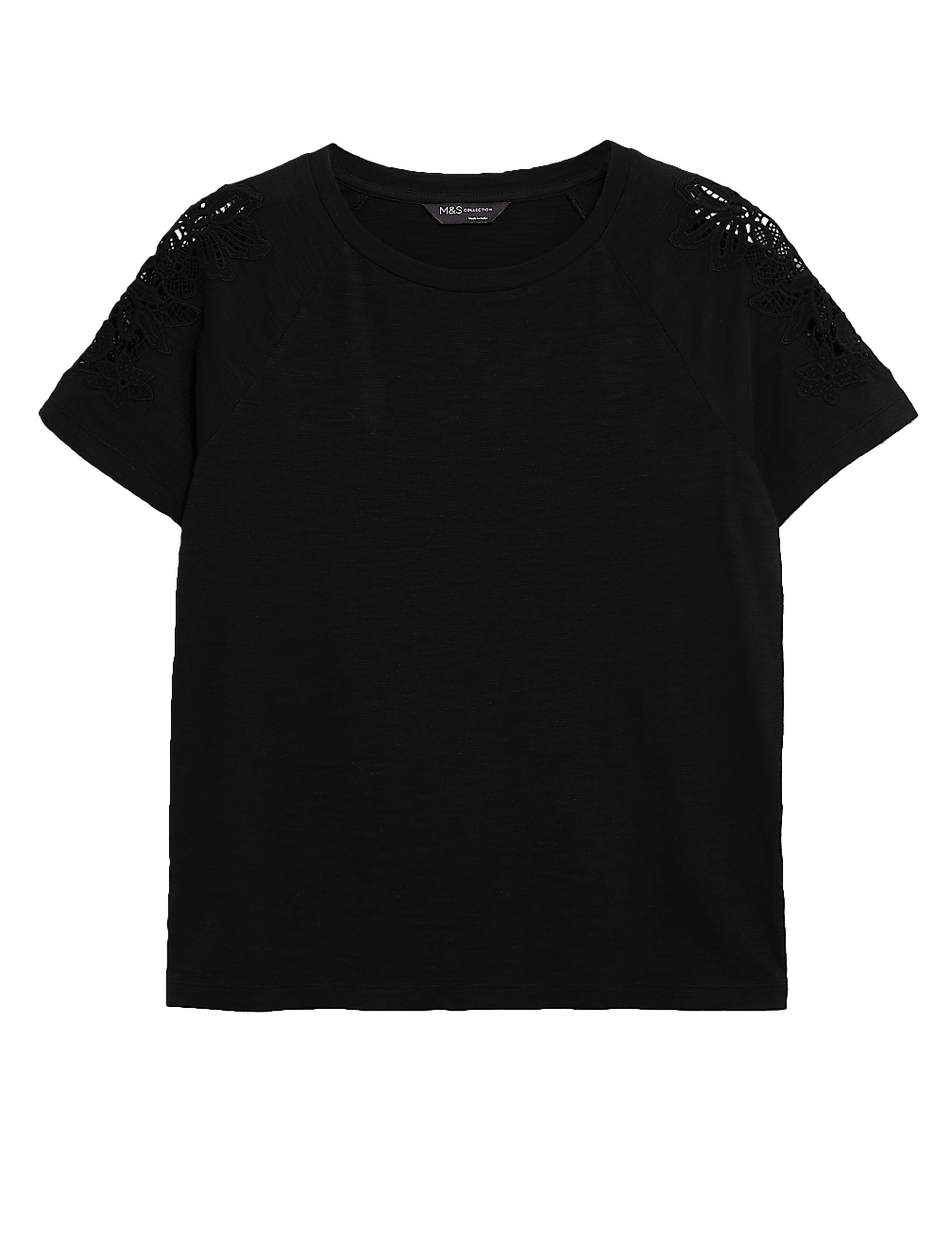 Pure Cotton Textured Relaxed T-Shirt
