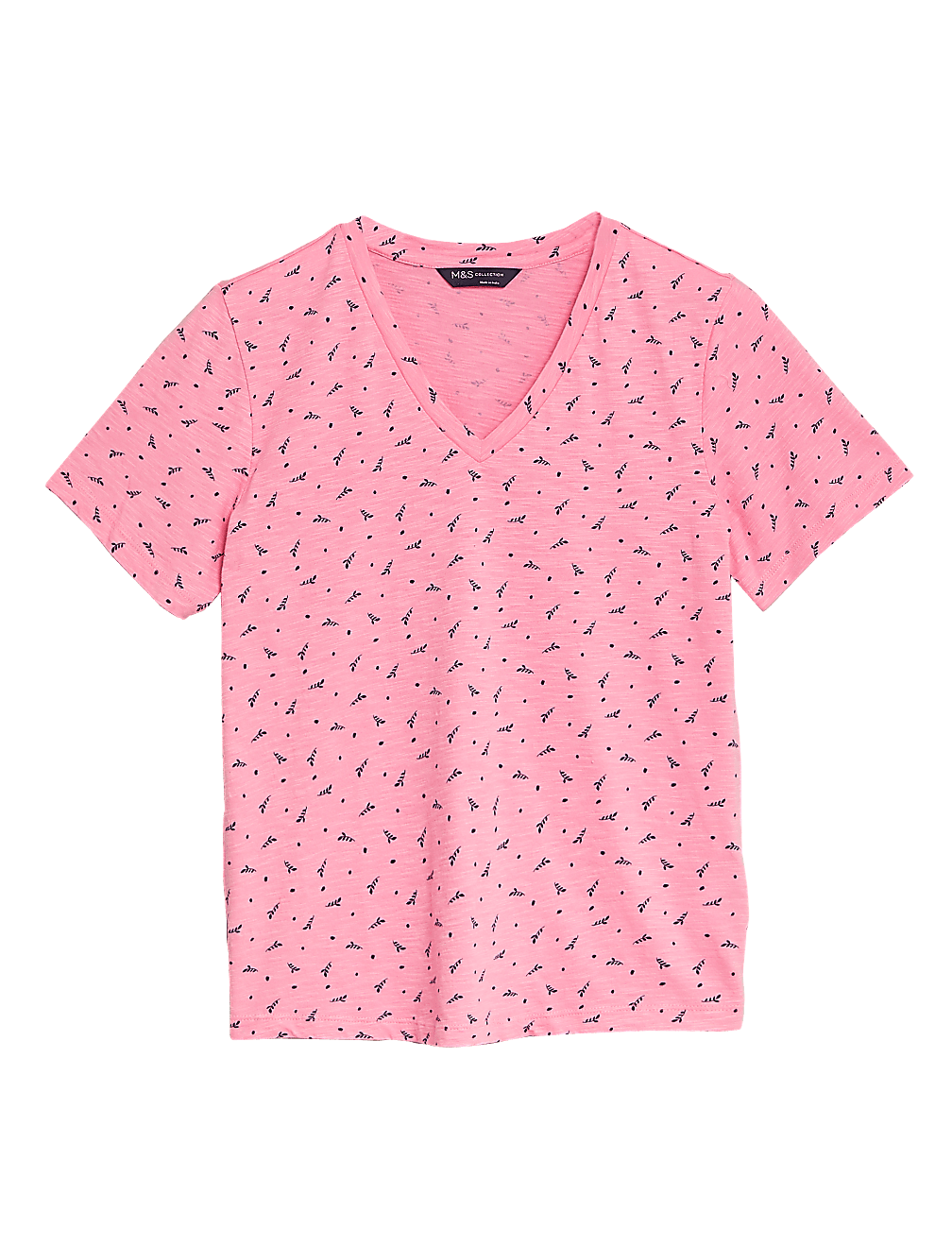 Pure Cotton Printed Straight Fit T-Shirt