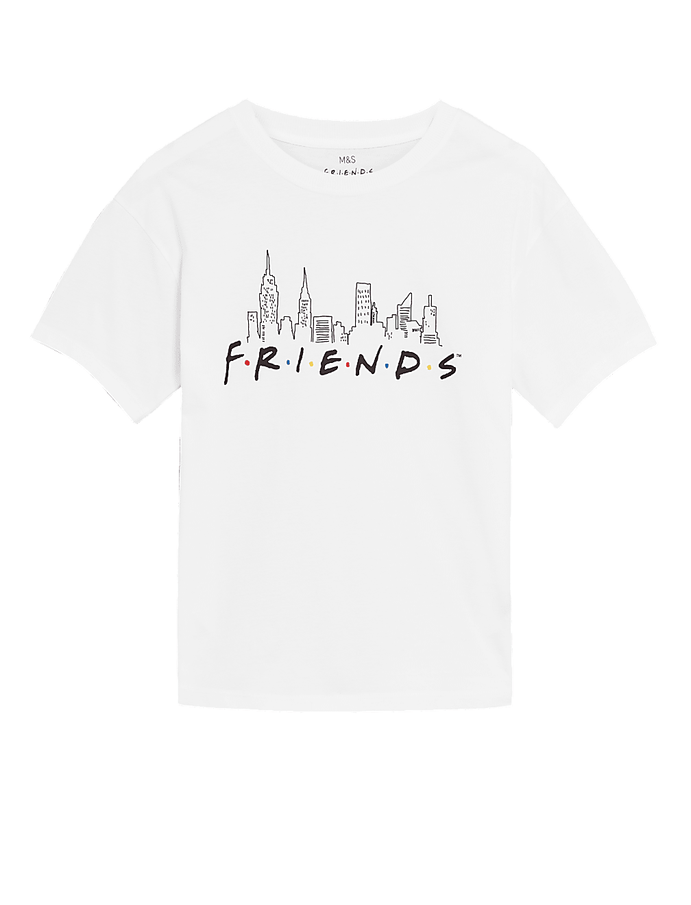 Pure Cotton Friends™ Slogan T-Shirt